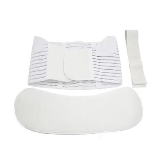 Unique Bargains Maternity Support Belt Pregnancy Waist Abdomen Belly Back Brace Band White image {3}