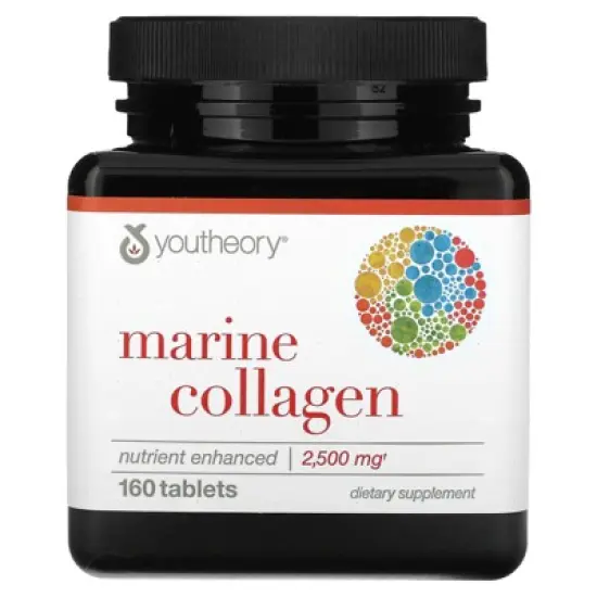 Youtheory Marine Collagen, 160 Tablets image {2}