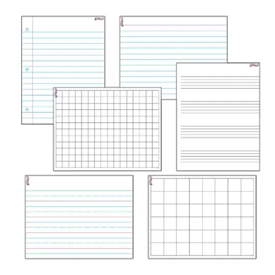 TREND Papers & Grids Wipe-Off&reg; Charts Combo Pack image {3}