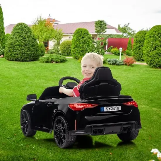 12V Kids Electric Ride-On Sports Car with Remote Control, 3 Speeds, LED Lights, Opening Doors, Battery Powered Toy Car for Toddlers Ages 3-7 image {6}