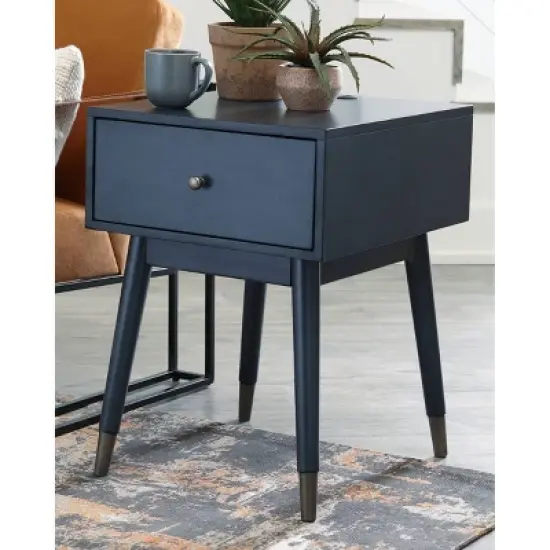 Paulrich Side Table Antique Blue - Signature Design by Ashley image {1}