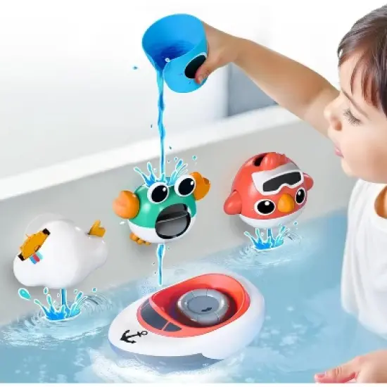iPlay, iLearn Baby Bath Toy for Toddlers 1-3 image {3}