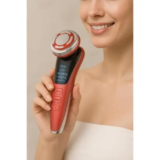 LINSAY Rejuvenation - Lifting Facial Device EMS Technology Anti-aging Warm/Cool LED Massager image {5}