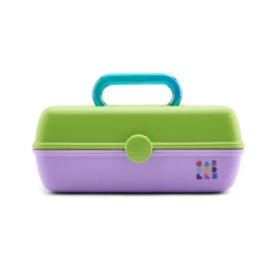 Caboodles Makeup Organizer - Neon Green Over Lilac image {4}