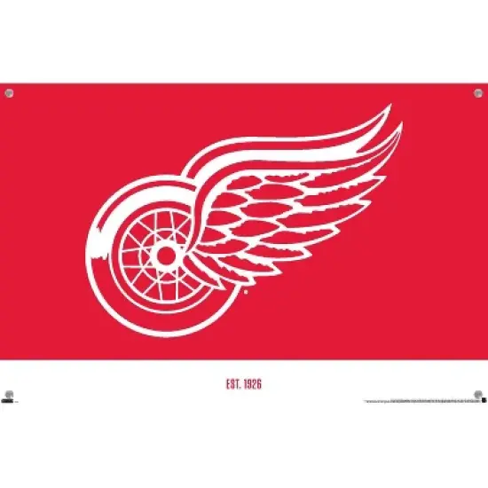 Trends International NHL Detroit Red Wings - Logo 21 Unframed Wall Poster Prints image {3}