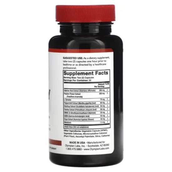 Olympian Labs Rest Easy, 60 Vegetarian Capsules image {1}