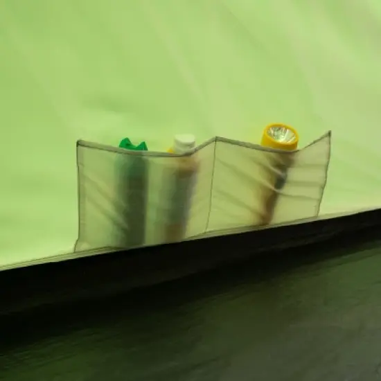 Wakeman Outdoors 4 Person Tent with Porch, Green image {8}