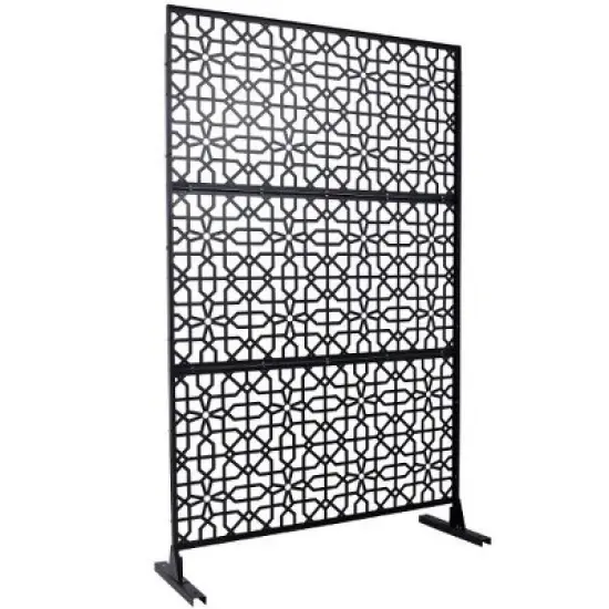 PAGED Outdoor Privacy Screen Freestanding, Metal Fence Privacy Screen, Balcony Privacy Screen for Deck Balcony Patio Outside Lawn Garden image {4}
