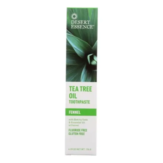 Desert Essence Fennel Tea Tree Oil Toothpaste - 6.25 oz image {5}