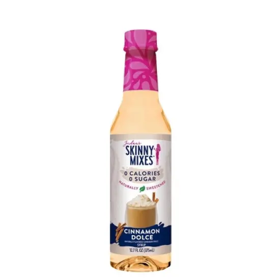 Jordan's Skinny Mixes Naturally Sweetened Sugar Free Cinnamon Dolce Coffee Flavoring Syrup - 12.7 fl oz image {6}