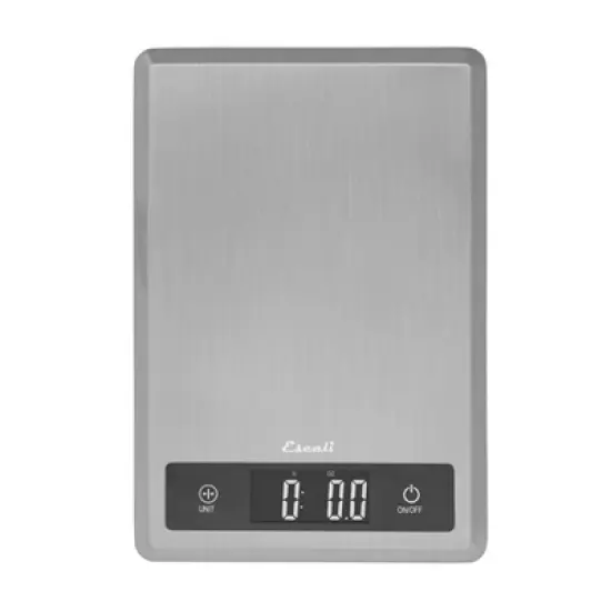 Escali Tabla Stainless Steel Scale: Kitchen Food Scale with Backlit Display, Measure 11 lb Capacity image {6}