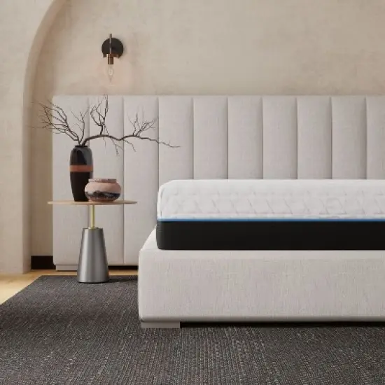 PAGED 12 Inch Memory Foam Mattress Copper Infused Mattress with Gel Comfort Layer for Bedroom image {1}