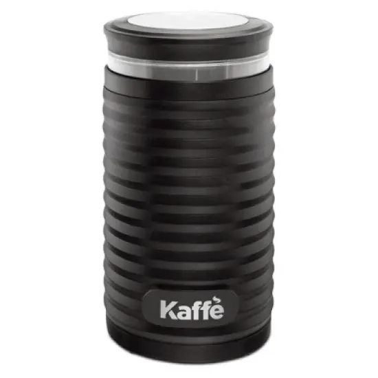 Electric Coffee Blade Grinder - Black (Cleaning Brush Included) NEW ROUND MODEL!: Kaffe, Medium to Extra Fine Grind, 3 Cup Capacity image {1}