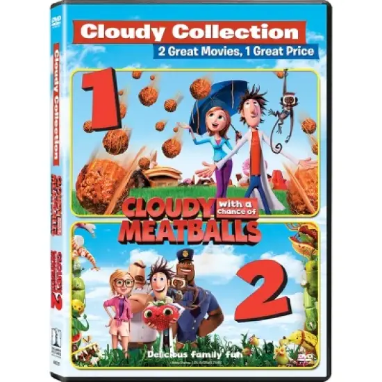 Cloudy with a Chance of Meatlballs 1 & 2 DF (DVD) image {1}