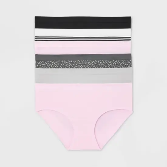 Women's 6pk Seamless Hipster Underwear - Auden&trade; Assorted Color image {5}