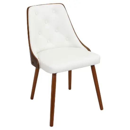 Gianna Mid Century Modern Walnut Dining Chair - Lumisource image {8}