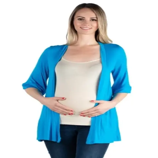 Elbow Length Maternity Cardigan image {9}
