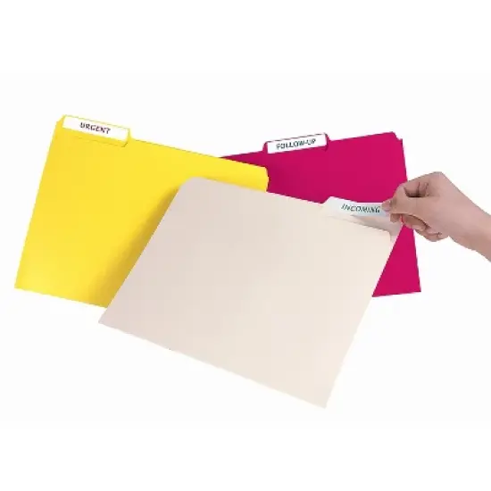 Avery Removable 1/3-Cut File Folder Labels Inkjet/Laser .66 x 3.44 White 750/PK 8066 image {6}