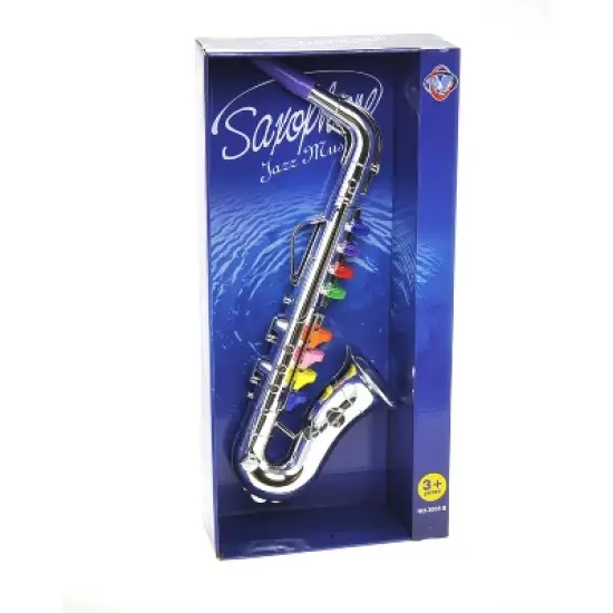 Link Ready! Set! Play! Saxophone with 8 Colored Keys Musical Instrument Early Education Toy for Kids image {7}