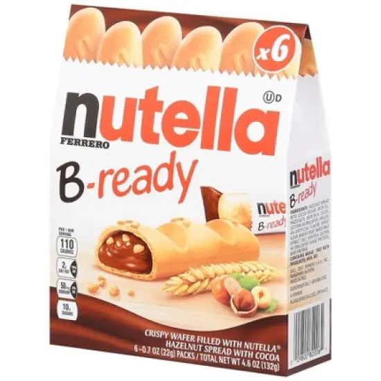 Nutella B-Ready Crispy Wafer 4.6 oz image {3}