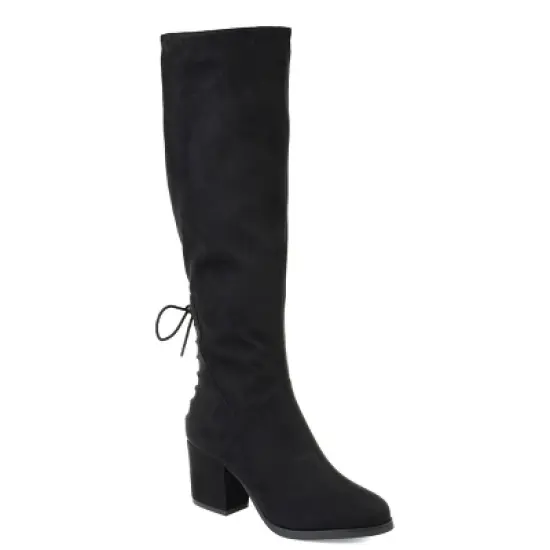 Journee Collection Womens Leeda Tru Comfort Foam Block Heel Knee High Boots image {9}