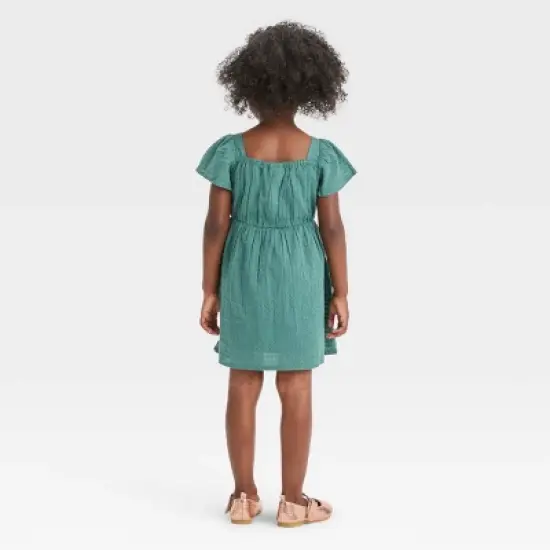 Toddler Girls' Dobby Dress - Cat & Jack&trade; Green image {1}