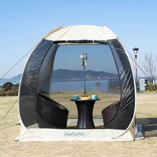 Alvantor 6&lsquo;x6' Pop Up Outdoor Camping Tent Canopy Gazebo 2-3 People Screen House for Patios, Instant Tent Patented image {5}