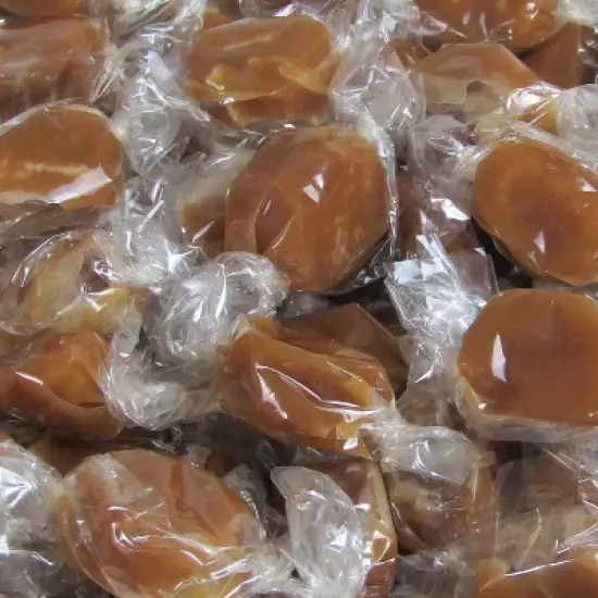 Gourmet Vanilla Caramel by Its Delish &ndash; Individually Wrapped Handcrafted Soft Brown Candy image {1}