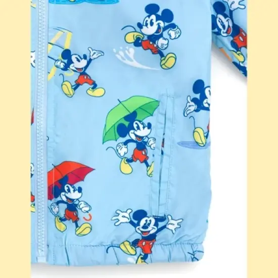 Disney Pixar Zip Up Waterproof Hooded Rain Jacket Coat Infant image {2}