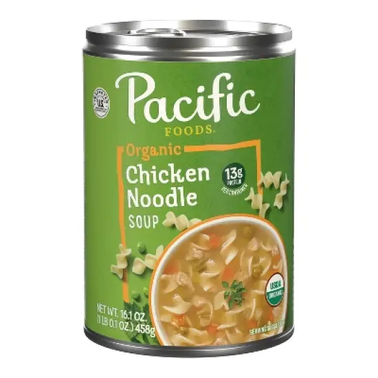 Pacific Foods Organic Chicken Noodle Soup - 16.1oz image {11}