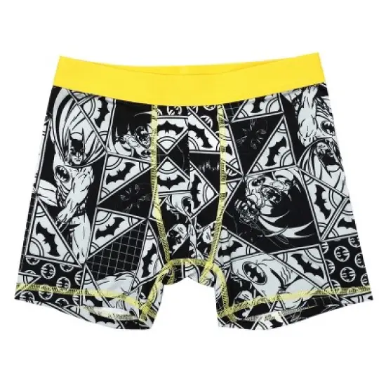 DC Comics Batman Boxers Bat Logo 5pk Boys Underwear Boxer Shorts image {1}