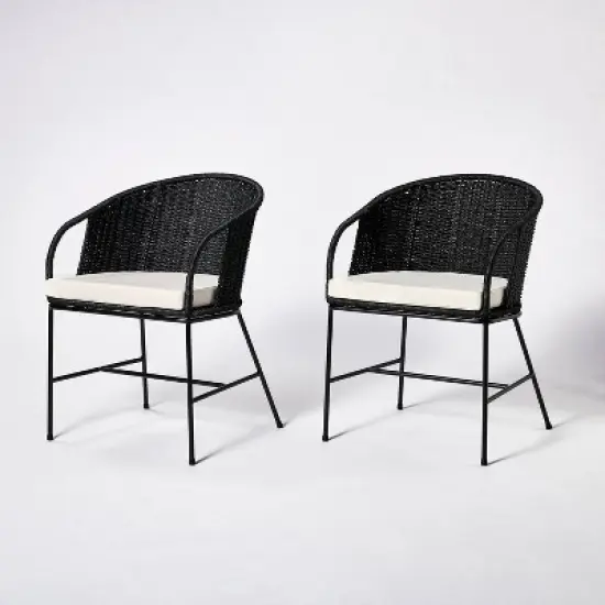 2pc Westcliff Seagrass Dining Chairs - Threshold&trade; designed with Studio McGee image {7}