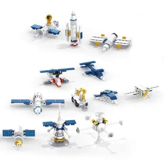 Contixo BK07 Aerospace Series Space Station Building Block Set - 573 PCS image {5}
