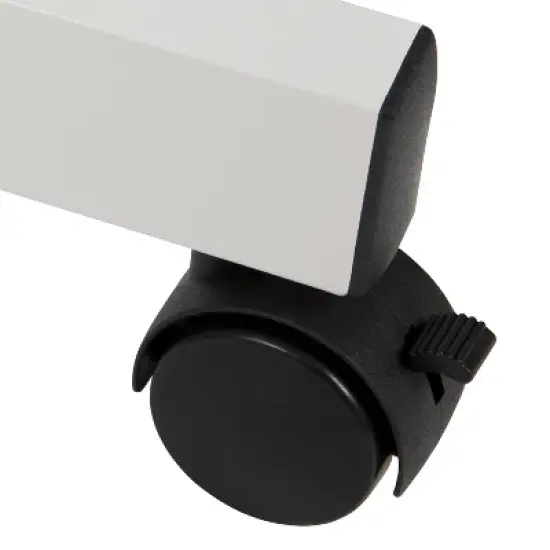 Emma and Oliver Double-Sided Mobile White Board Stand with Pen Tray image {9}