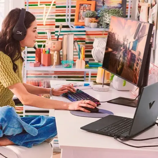 HP Victus 15.6" 144Hz Gaming Laptop - Intel Core i5-12450H - 16GB RAM - 512GB SSD - Nvidia RTX 3050 &ndash; Silver (15-fa0012tg) image {9}