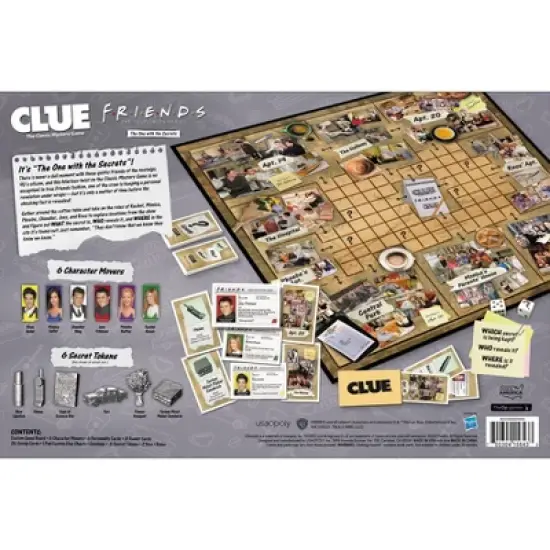 CLUE: "Friends" Themed Board Game image {2}