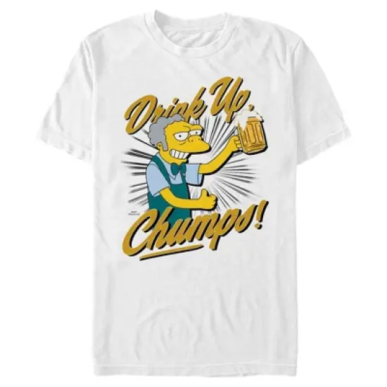 Men's The Simpsons Moe Drink Up Chumps T-Shirt image {2}