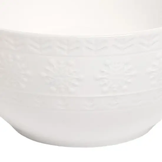 C&F Home Snowflake Border Dinnerware Bowl Set of 4 image {2}