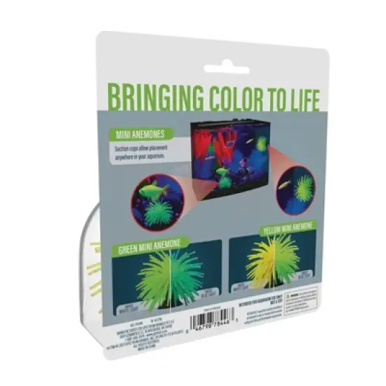 GloFish Mini Anemones Creates A Glowing Effect Aquarium Ornaments image {5}