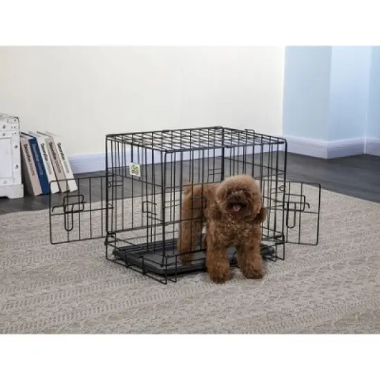 Go Pet Club 2 Door Foldable Metal Dog Crate 19" to 54" Long MLD-19 image {4}