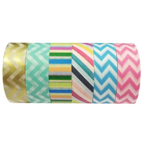 Wrapables Washi Masking Tape Collection, Premium Value Pack image {49}