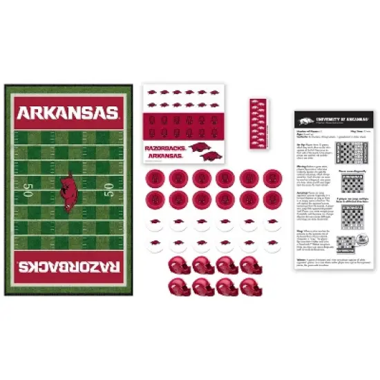 MasterPieces Officially licensed NCAA Arkansas Razorbacks Checkers Board Game for Families and Kids ages 6 and Up image {2}