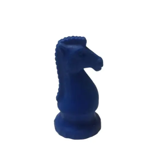 WE Games Chess Blue Knight Erasers (Pack of 25) image {2}