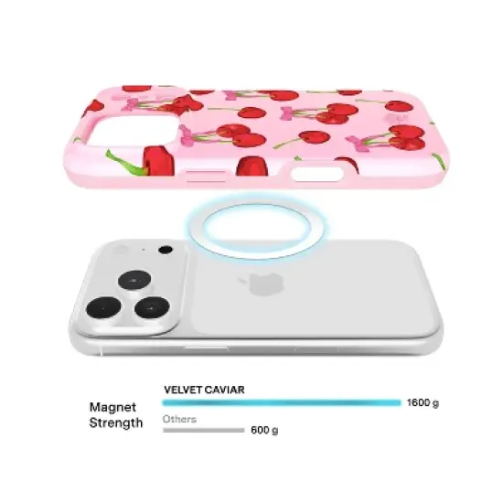 Velvet Caviar Apple iPhone 17 Pro MagSafe Phone Case - Sweet Cherry image {3}