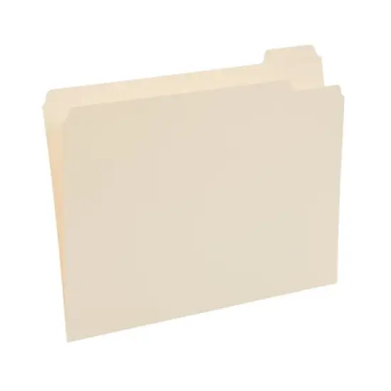 Staples Manila File Folders Letter 5 Tab Assorted Position 100/Box 116699 image {3}