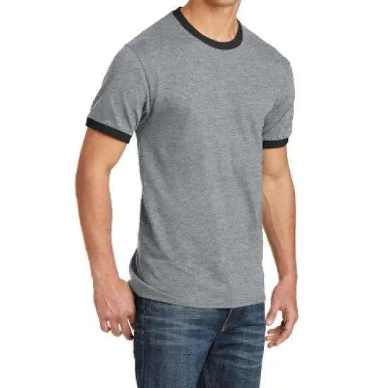 Mafoose Men's Short Sleeve Core Cotton Soft Classic Ringer Tee image {4}