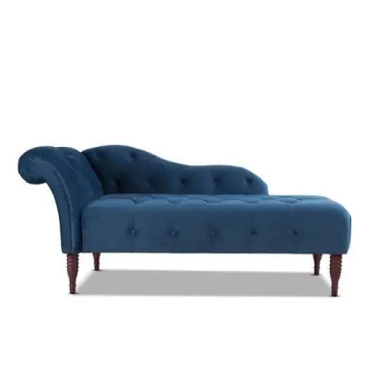 Jennifer Taylor Home Samuel Tufted Roll Arm Chaise Lounge image {9}