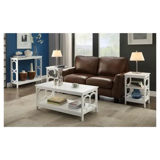 Omega End Table with Shelves - Breighton Home image {3}
