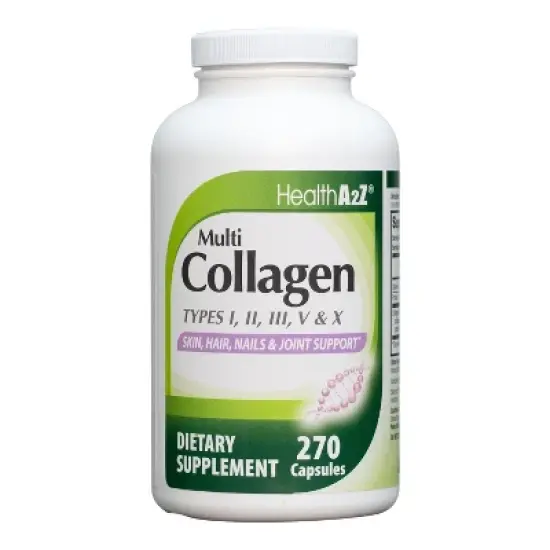 HealthA2Z&reg; - Multi Collagen Pills Types I II III V X - 270 Capsules image {5}