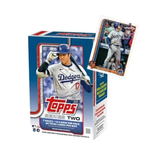 2025 Topps MLB Series Two Baseball Trading Card Value Box image {2}